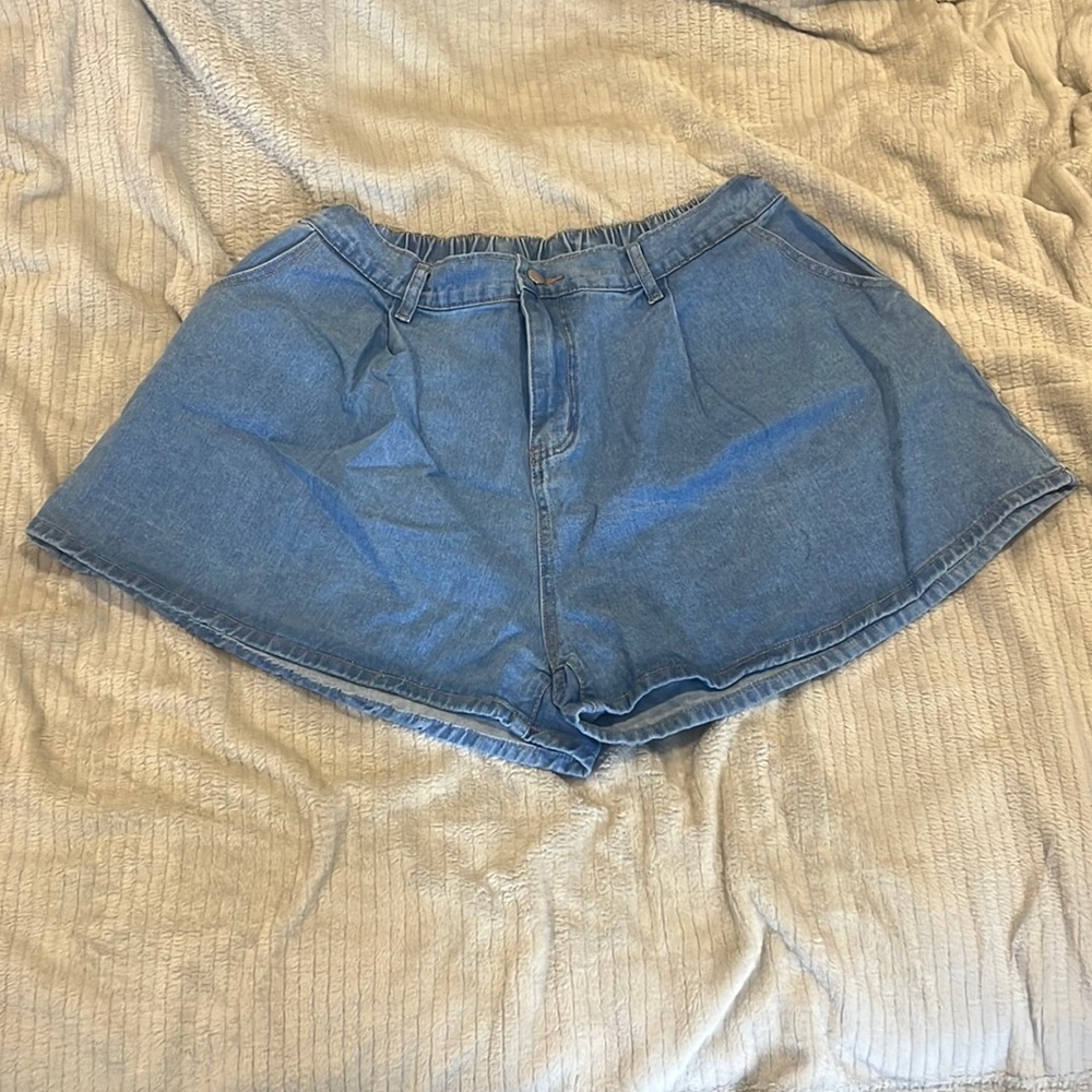 Light Blue Denim Shorts 2XL